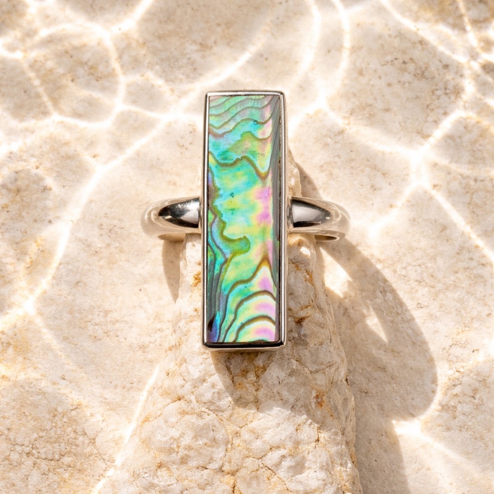 Abalone Shell Ring Shell Ring - Picture 6 of 15